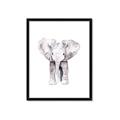 Picture of Cute Baby Elephant _GroupedProduct_Rectangle_Portrait_Mini_ _GroupedProduct_Rectangle_Portrait_Framed_Matted_