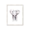 Picture of Cute Baby Elephant _GroupedProduct_Rectangle_Portrait_Mini_ _GroupedProduct_Rectangle_Portrait_Framed_Matted_