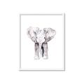 Picture of Cute Baby Elephant _GroupedProduct_Rectangle_Portrait_Mini_ _GroupedProduct_Rectangle_Portrait_Framed_Matted_