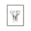 Picture of Cute Baby Elephant _GroupedProduct_Rectangle_Portrait_Mini_ _GroupedProduct_Rectangle_Portrait_Framed_Matted_