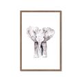 Picture of Cute Baby Elephant _GroupedProduct_Rectangle_Portrait_Mini_ _GroupedProduct_Rectangle_Portrait_Framed_Matted_