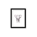 Picture of Cute Baby Elephant _GroupedProduct_Rectangle_Portrait_Mini_ _GroupedProduct_Rectangle_Portrait_Framed_Matted_