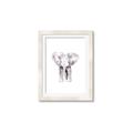 Picture of Cute Baby Elephant _GroupedProduct_Rectangle_Portrait_Mini_ _GroupedProduct_Rectangle_Portrait_Framed_Matted_