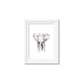 Picture of Cute Baby Elephant _GroupedProduct_Rectangle_Portrait_Mini_ _GroupedProduct_Rectangle_Portrait_Framed_Matted_