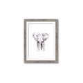 Picture of Cute Baby Elephant _GroupedProduct_Rectangle_Portrait_Mini_ _GroupedProduct_Rectangle_Portrait_Framed_Matted_