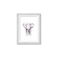 Picture of Cute Baby Elephant _GroupedProduct_Rectangle_Portrait_Mini_ _GroupedProduct_Rectangle_Portrait_Framed_Matted_