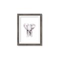 Picture of Cute Baby Elephant _GroupedProduct_Rectangle_Portrait_Mini_ _GroupedProduct_Rectangle_Portrait_Framed_Matted_