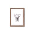 Picture of Cute Baby Elephant _GroupedProduct_Rectangle_Portrait_Mini_ _GroupedProduct_Rectangle_Portrait_Framed_Matted_