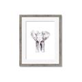 Picture of Cute Baby Elephant _GroupedProduct_Rectangle_Portrait_Mini_ _GroupedProduct_Rectangle_Portrait_Framed_Matted_