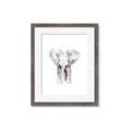 Picture of Cute Baby Elephant _GroupedProduct_Rectangle_Portrait_Mini_ _GroupedProduct_Rectangle_Portrait_Framed_Matted_