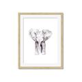 Picture of Cute Baby Elephant _GroupedProduct_Rectangle_Portrait_Mini_ _GroupedProduct_Rectangle_Portrait_Framed_Matted_