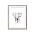 Picture of Cute Baby Elephant _GroupedProduct_Rectangle_Portrait_Mini_ _GroupedProduct_Rectangle_Portrait_Framed_Matted_
