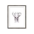 Picture of Cute Baby Elephant _GroupedProduct_Rectangle_Portrait_Mini_ _GroupedProduct_Rectangle_Portrait_Framed_Matted_