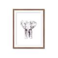 Picture of Cute Baby Elephant _GroupedProduct_Rectangle_Portrait_Mini_ _GroupedProduct_Rectangle_Portrait_Framed_Matted_