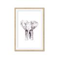Picture of Cute Baby Elephant _GroupedProduct_Rectangle_Portrait_Mini_ _GroupedProduct_Rectangle_Portrait_Framed_Matted_