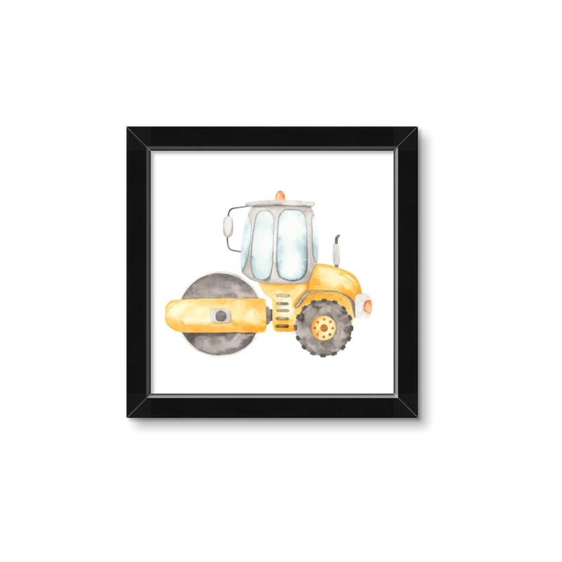 Picture of Bulldozer _GroupedProduct_Square_Mini_ _GroupedProduct_Square_Framed_Matted_
