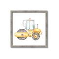 Picture of Bulldozer _GroupedProduct_Square_Mini_ _GroupedProduct_Square_Framed_Matted_