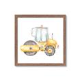 Picture of Bulldozer _GroupedProduct_Square_Mini_ _GroupedProduct_Square_Framed_Matted_