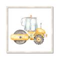 Picture of Bulldozer _GroupedProduct_Square_Mini_ _GroupedProduct_Square_Framed_Matted_