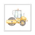 Picture of Bulldozer _GroupedProduct_Square_Mini_ _GroupedProduct_Square_Framed_Matted_
