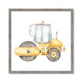 Picture of Bulldozer _GroupedProduct_Square_Mini_ _GroupedProduct_Square_Framed_Matted_