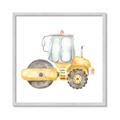 Picture of Bulldozer _GroupedProduct_Square_Mini_ _GroupedProduct_Square_Framed_Matted_