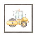 Picture of Bulldozer _GroupedProduct_Square_Mini_ _GroupedProduct_Square_Framed_Matted_