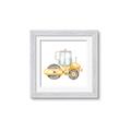 Picture of Bulldozer _GroupedProduct_Square_Mini_ _GroupedProduct_Square_Framed_Matted_