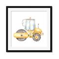 Picture of Bulldozer _GroupedProduct_Square_Mini_ _GroupedProduct_Square_Framed_Matted_