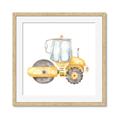 Picture of Bulldozer _GroupedProduct_Square_Mini_ _GroupedProduct_Square_Framed_Matted_