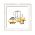 Picture of Bulldozer _GroupedProduct_Square_Mini_ _GroupedProduct_Square_Framed_Matted_
