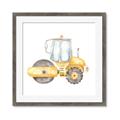 Picture of Bulldozer _GroupedProduct_Square_Mini_ _GroupedProduct_Square_Framed_Matted_