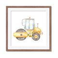 Picture of Bulldozer _GroupedProduct_Square_Mini_ _GroupedProduct_Square_Framed_Matted_