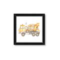 Picture of Concrete mixer truck _GroupedProduct_Square_Mini_ _GroupedProduct_Square_Framed_Matted_