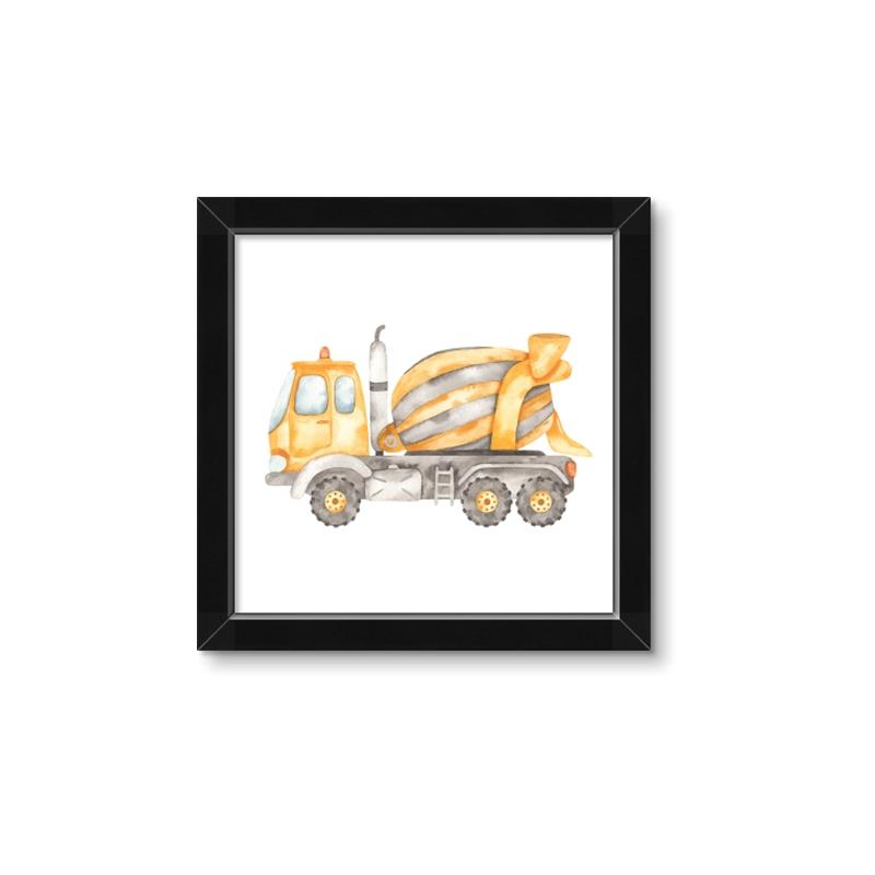 Picture of Concrete mixer truck _GroupedProduct_Square_Mini_ _GroupedProduct_Square_Framed_Matted_