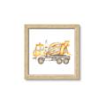 Picture of Concrete mixer truck _GroupedProduct_Square_Mini_ _GroupedProduct_Square_Framed_Matted_