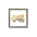 Picture of Concrete mixer truck _GroupedProduct_Square_Mini_ _GroupedProduct_Square_Framed_Matted_