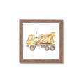 Picture of Concrete mixer truck _GroupedProduct_Square_Mini_ _GroupedProduct_Square_Framed_Matted_