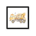 Picture of Concrete mixer truck _GroupedProduct_Square_Mini_ _GroupedProduct_Square_Framed_Matted_