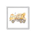Picture of Concrete mixer truck _GroupedProduct_Square_Mini_ _GroupedProduct_Square_Framed_Matted_