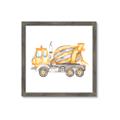 Picture of Concrete mixer truck _GroupedProduct_Square_Mini_ _GroupedProduct_Square_Framed_Matted_
