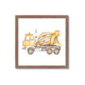Picture of Concrete mixer truck _GroupedProduct_Square_Mini_ _GroupedProduct_Square_Framed_Matted_