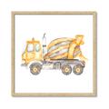 Picture of Concrete mixer truck _GroupedProduct_Square_Mini_ _GroupedProduct_Square_Framed_Matted_