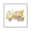 Picture of Concrete mixer truck _GroupedProduct_Square_Mini_ _GroupedProduct_Square_Framed_Matted_