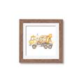 Picture of Concrete mixer truck _GroupedProduct_Square_Mini_ _GroupedProduct_Square_Framed_Matted_