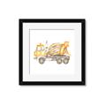 Picture of Concrete mixer truck _GroupedProduct_Square_Mini_ _GroupedProduct_Square_Framed_Matted_