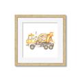 Picture of Concrete mixer truck _GroupedProduct_Square_Mini_ _GroupedProduct_Square_Framed_Matted_