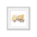 Picture of Concrete mixer truck _GroupedProduct_Square_Mini_ _GroupedProduct_Square_Framed_Matted_