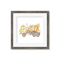 Picture of Concrete mixer truck _GroupedProduct_Square_Mini_ _GroupedProduct_Square_Framed_Matted_