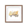 Picture of Concrete mixer truck _GroupedProduct_Square_Mini_ _GroupedProduct_Square_Framed_Matted_